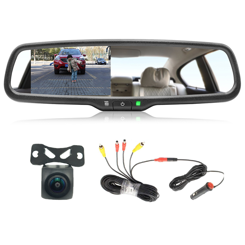 4.3 inch rearview mirror blind spot assist system